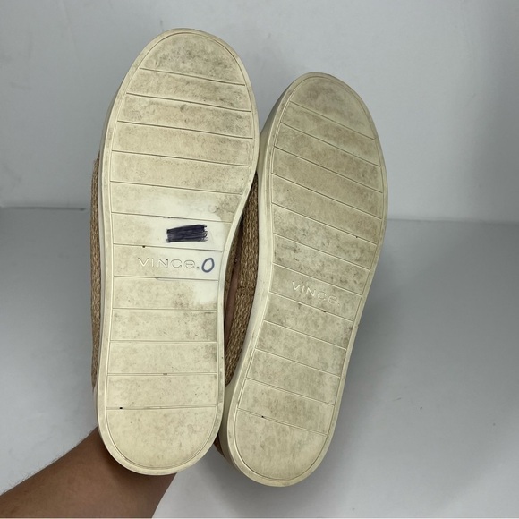 Vince Womens Jadon Low Top Espadrille Sneaker Blush Pink Size 8 Suede Upper - Picture 6 of 9